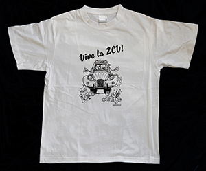 White "VIVE LA 2CV!" T-Shirt